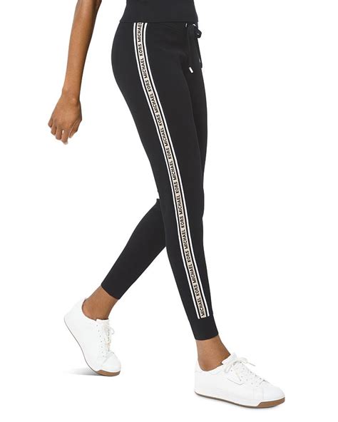 michael kors grey sweatpants|michael kors jogger pants women.